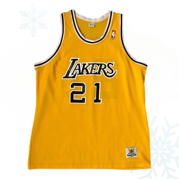 Vintage NBA Los Angeles Lakers Michael Cooper MacGregor Sand Knit Jersey