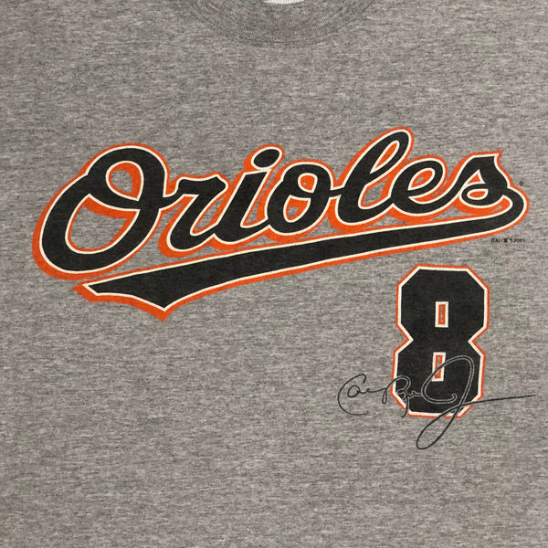 Vintage 2001 MLB Baltimore Orioles Cal Ripken Jr. T-Shirt Jersey (L)