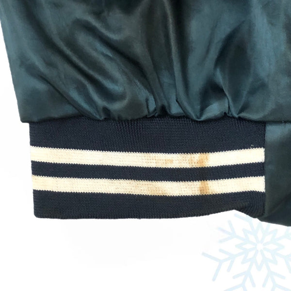 Vintage NCAA Georgia Tech Yellow Jackets Satin Bomber Jacket (M)