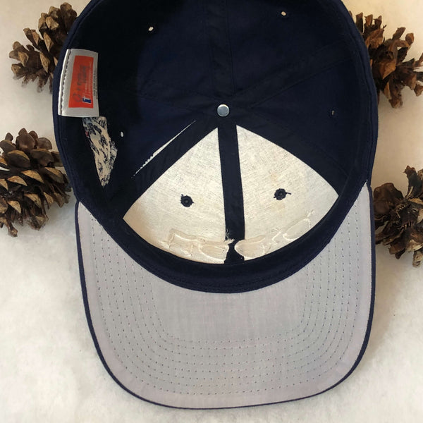 Vintage NCAA UConn Huskies Hebrew Connecticut Jewish Ledger Twins Enterprise Twill Snapback Hat