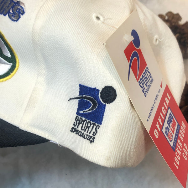 Vintage Deadstock NWT NFL Green Bay Packers 1996 NFC Champions Sports Specialties Shadow Snapback Hat
