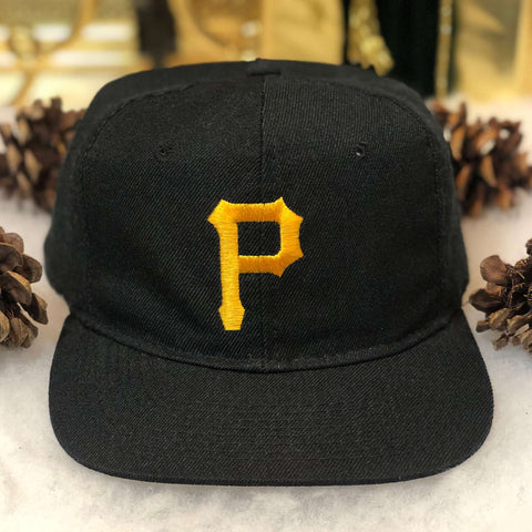 Vintage MLB Pittsburgh Pirates Sports Specialties Plain Logo Wool Snapback Hat