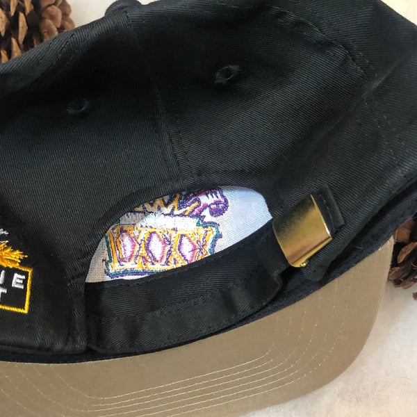 Vintage Deadstock NWOT NFL Super Bowl XXXI 1997 New Orleans Louisiana Superdome Green Bay Packers New England Patriots Miller Promo Strapback Hat