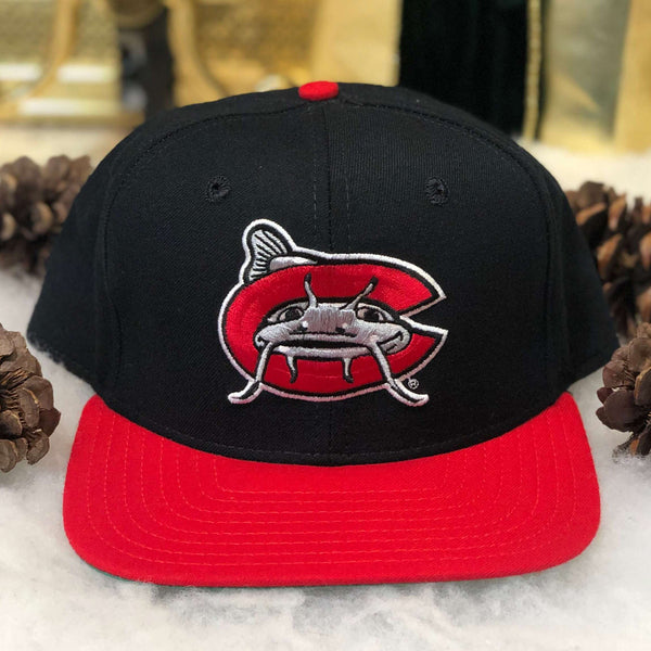 Vintage MiLB Carolina Mudcats New Era Wool Snapback Hat