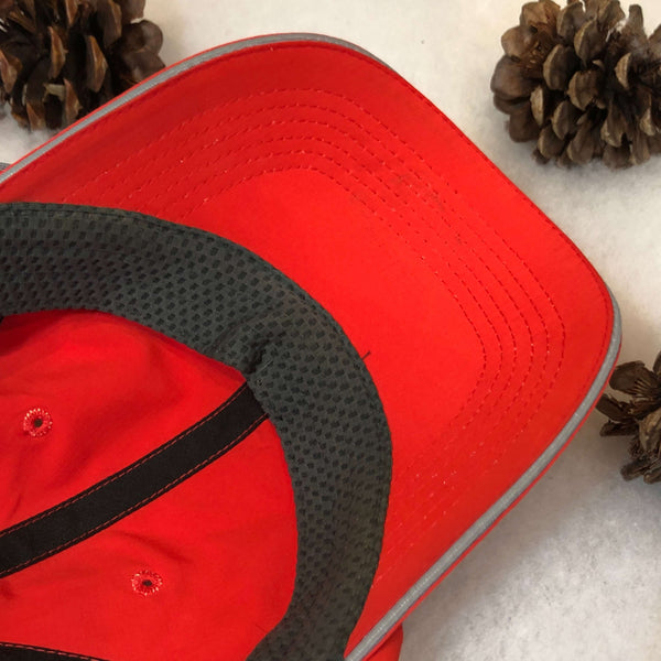 Nike Golf Red Orange Polyester Strapback Hat