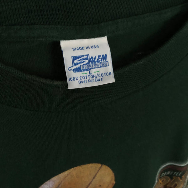 Vintage NBA Seattle Supersonics Shawn Kemp Salem Sportswear T-Shirt (L)