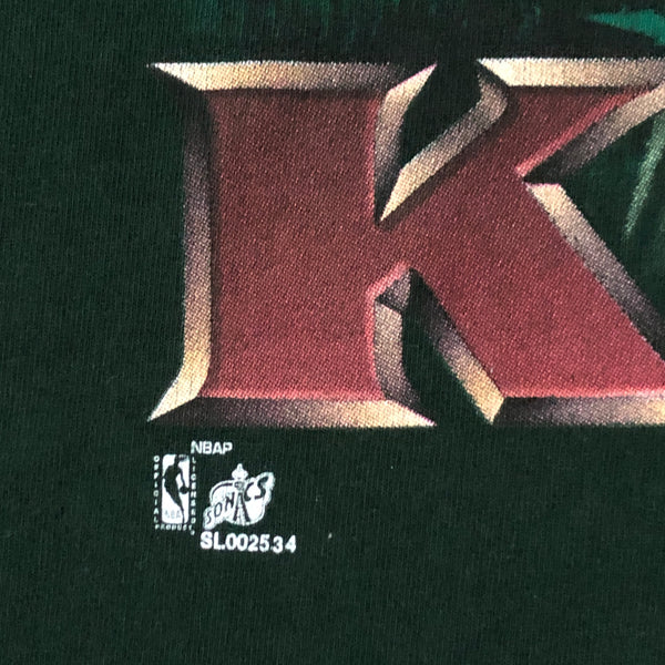 Vintage NBA Seattle Supersonics Shawn Kemp Salem Sportswear T-Shirt (L)