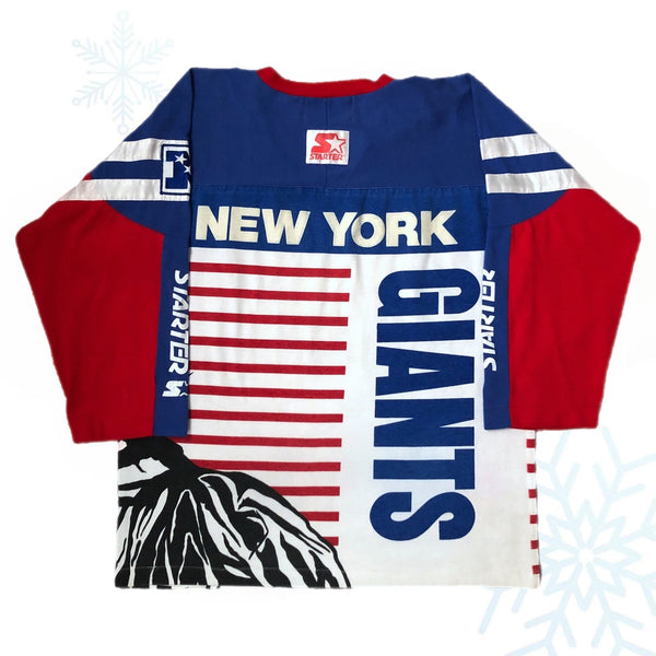 Vintage NFL New York Giants Starter All Over Print Jersey (L)