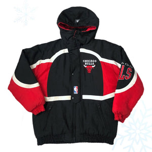 Vintage NBA Chicago Bulls Logo Athletic *YOUTH* Puffer Jacket