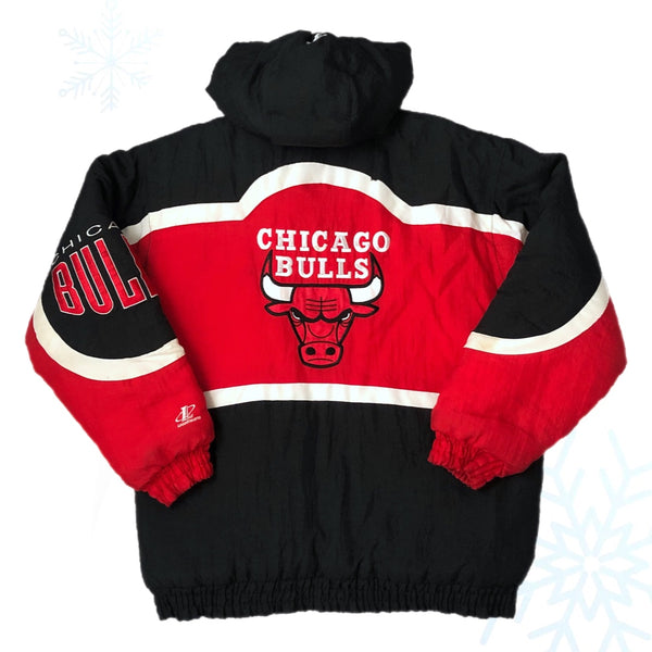 Vintage NBA Chicago Bulls Logo Athletic *YOUTH* Puffer Jacket