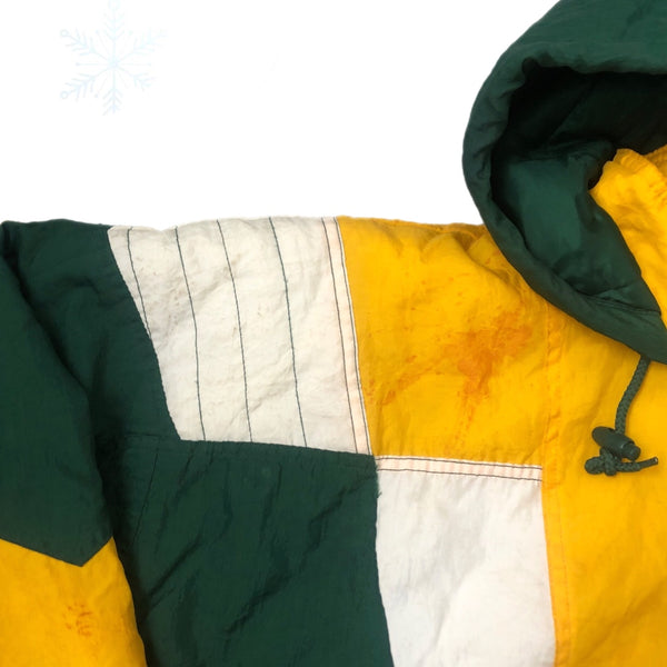 Vintage NFL Green Bay Packers Starter Puffer Jacket (L) George Koonce Autographed
