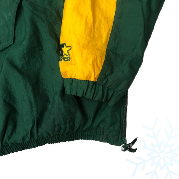 Vintage NFL Green Bay Packers Starter Puffer Jacket (L) George Koonce Autographed