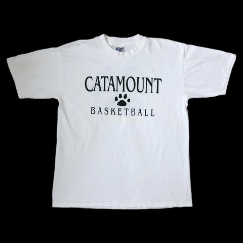 Vintage NCAA Vermont Catamounts Women's Basketball T-Shirt (L)