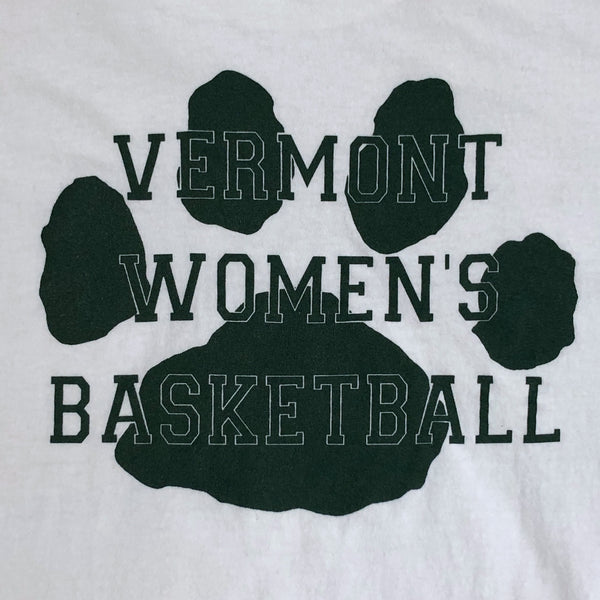 Vintage NCAA Vermont Catamounts Women's Basketball T-Shirt (L)