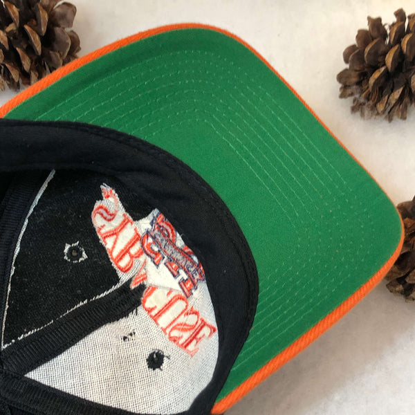 Vintage NCAA Syracuse Orangemen Signatures Wool Snapback Hat