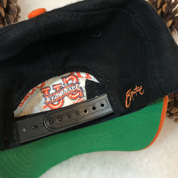 Vintage NCAA Syracuse Orangemen Signatures Wool Snapback Hat