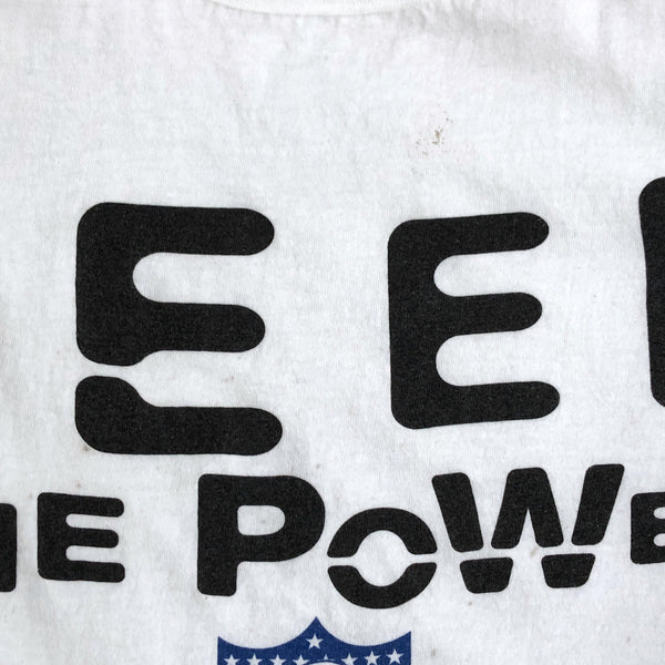 Vintage NFL "Feel The Power" Logo 7 T-Shirt (L)