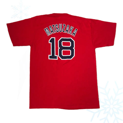 MLB Boston Red Sox Daisuke Matsuzaka Jersey T-Shirt (XL)
