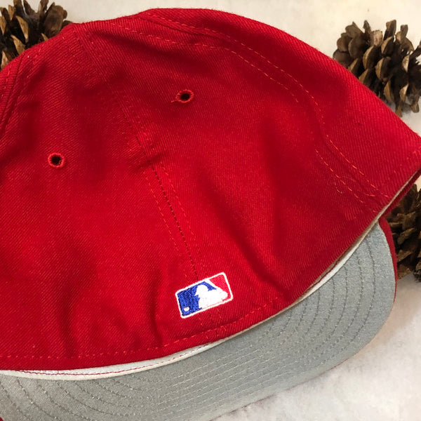 Vintage MLB Cincinnati Reds New Era Wool Fitted Hat 7 1/2