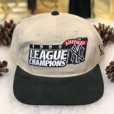Vintage Deadstock NWOT 1998 MLB New York Yankees AL Champions New Era Snapback Hat