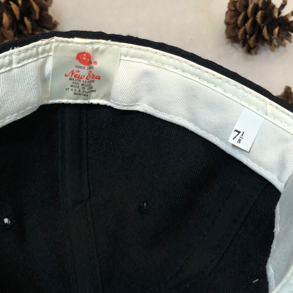 Vintage MLB San Francisco Giants New Era Wool Fitted Hat 7 1/8