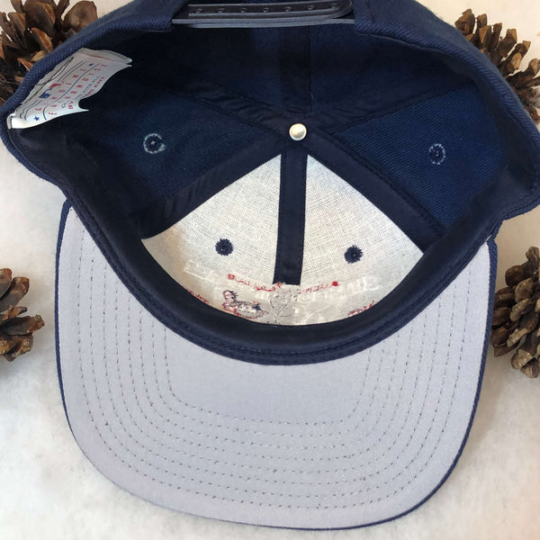 Vintage Deadstock NWOT 1998 MLB Cleveland Indians New York Yankees ALCS Twins Enterprise Wool Snapback Hat