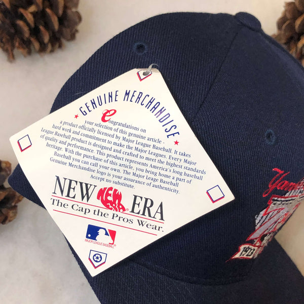 Vintage Deadstock NWT 1998 MLB New York Yankees Yankee Stadium 75th Anniversary New Era Wool Snapback Hat