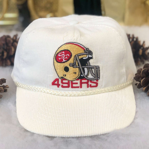 Vintage NFL San Francisco 49ers Designer Award Corduroy Snapback Hat