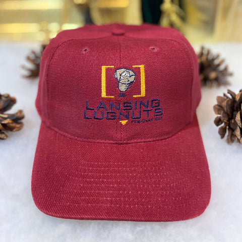 Vintage MiLB Lansing Lugnuts Gear for Sports Strapback Hat