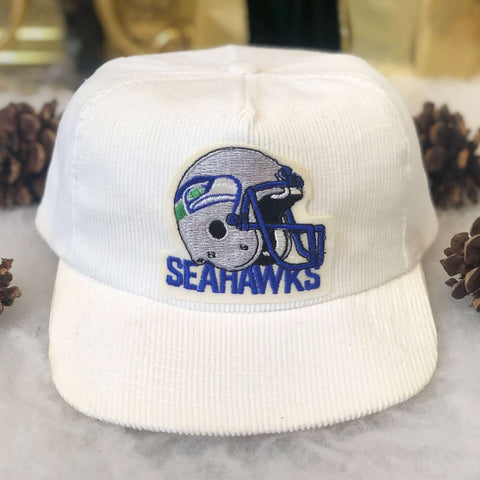 Vintage NFL Seattle Seahawks Corduroy Snapback Hat