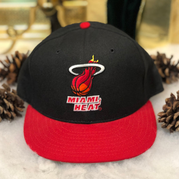 Vintage NBA Miami Heat New Era Wool Fitted Hat 7