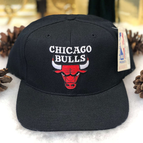 Vintage Deadstock NWT NBA Chicago Bulls American Needle Wool Snapback Hat