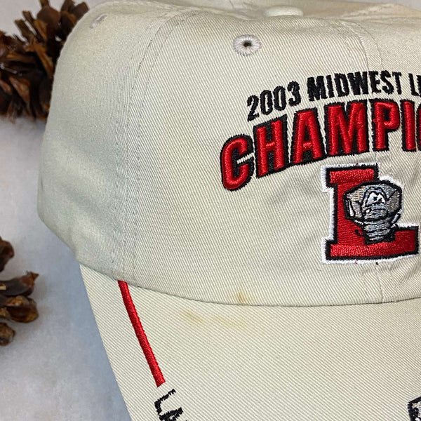 Vintage MiLB Lansing Lugnuts 2003 Midwest League Champions Strapback Hat