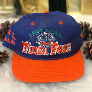 Vintage 1995 NCAA Final Four Seattle #1 Apparel Twill Snapback Hat *BROKEN SNAPS*