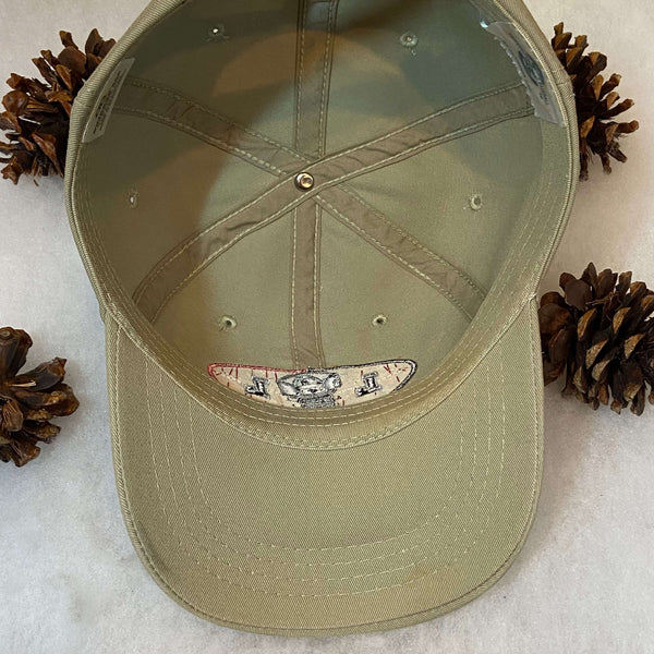 Vintage MiLB Lansing Lugnuts Baseball Tan Outdoor Cap Strapback Hat
