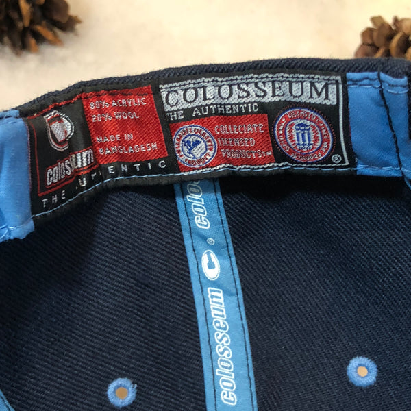 Vintage NCAA UNC North Carolina Tar Heels Colosseum Wool Strapback Hat