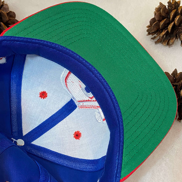 Vintage Deadstock NWT NHL Quebec Nordiques Twins Enterprise Backtalk Twill Snapback Hat