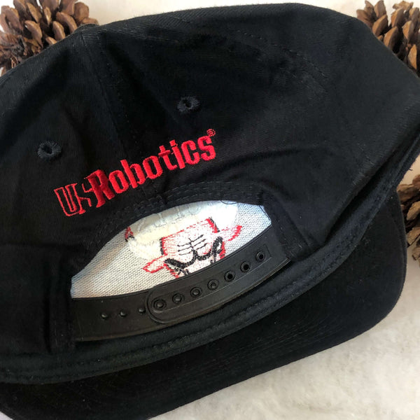 Vintage Deadstock NWOT NBA Chicago Bulls U.S. Robotics Promo Snapback Hat