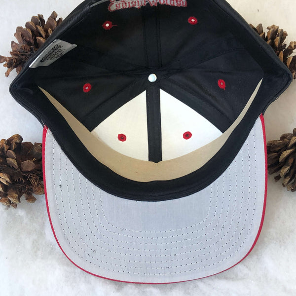Vintage Deadstock NWOT NBA Chicago Bulls Captain Morgan Promo Twill Snapback Hat
