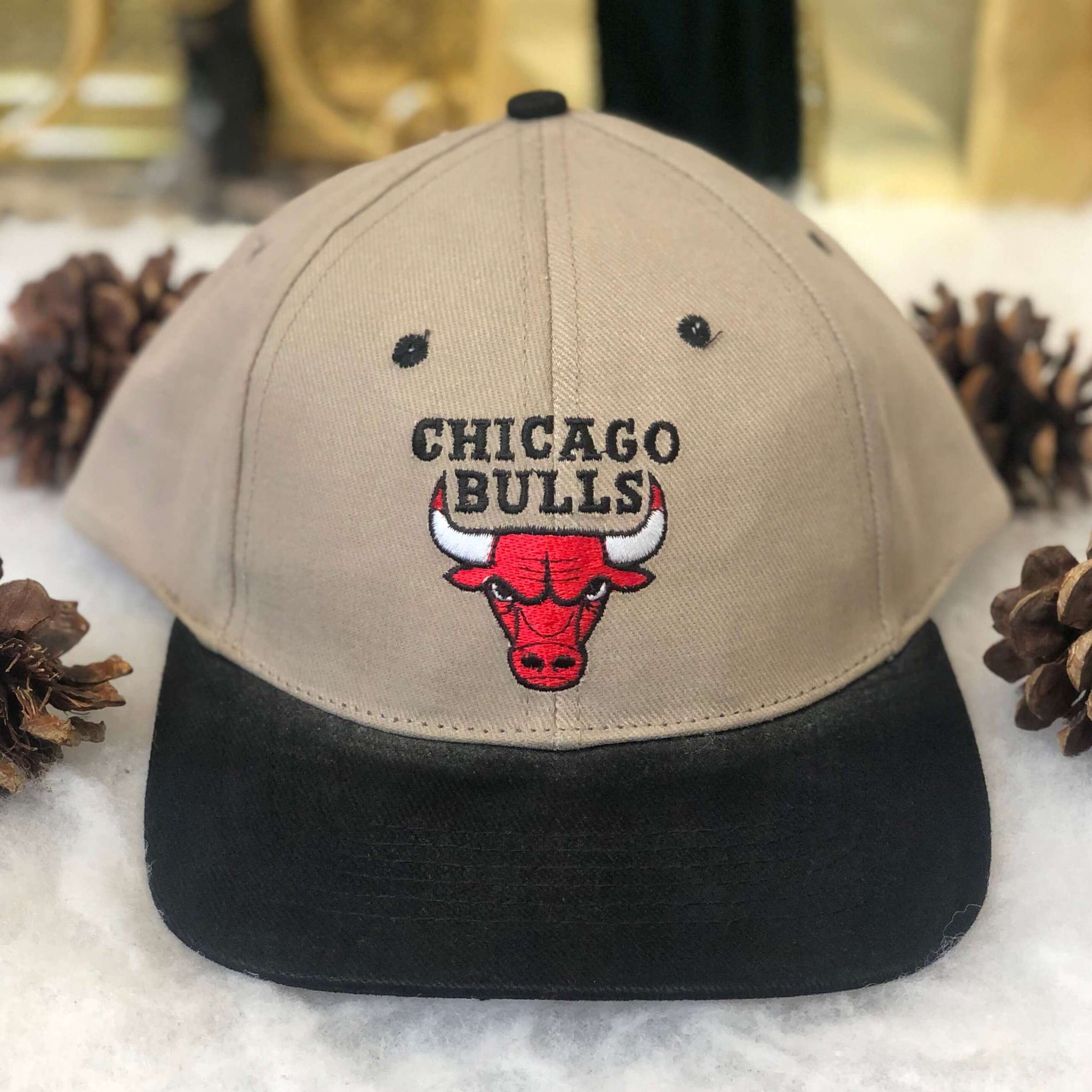 Vintage Deadstock NWOT NBA Chicago Bulls Chicago Tribune Promo Strapback Hat