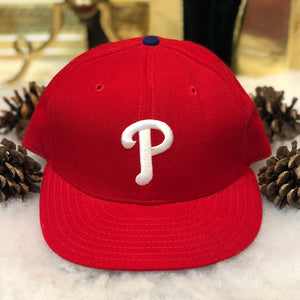 Vintage MLB Philadelphia Phillies New Era Wool Fitted Hat 7