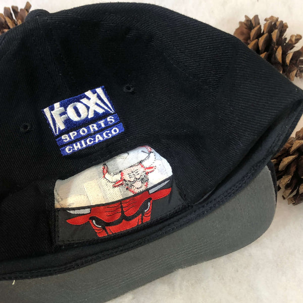 Vintage Deadstock NWOT NBA Chicago Bulls FOX Sports Chicago Strapback Hat