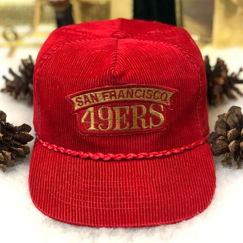 Vintage NFL San Francisco 49ers YoungAn Corduroy Snapback Hat