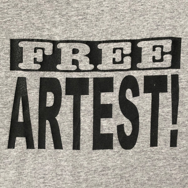 Vintage NBA Ron Artest "Free Artest!" Indiana Pacers Malice at the Palace y2k T-Shirt (L)