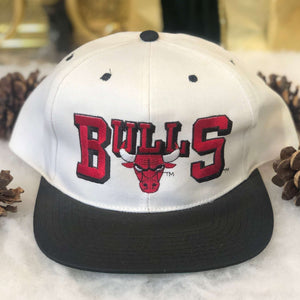 Vintage Deadstock NWOT NBA Chicago Bulls Montgomery Ward Promo Twill Snapback Hat