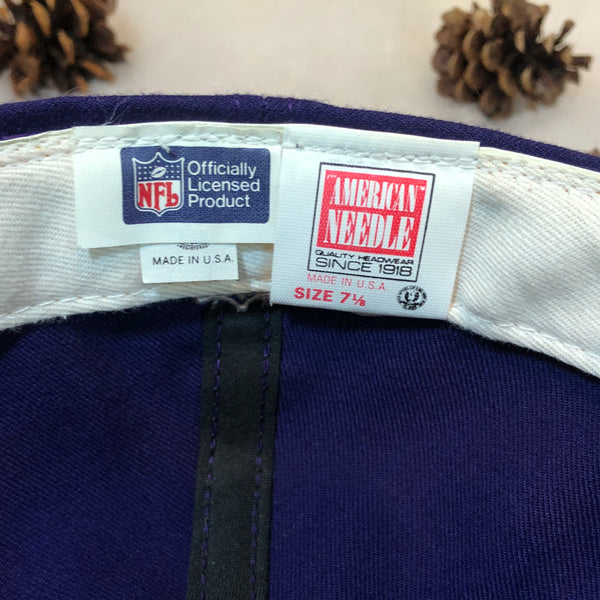 Vintage NFL Minnesota Vikings American Needle Fitted Hat 7 1/8