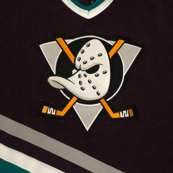 Vintage NHL Anaheim Mighty Ducks CCM Maska Jersey (XL)