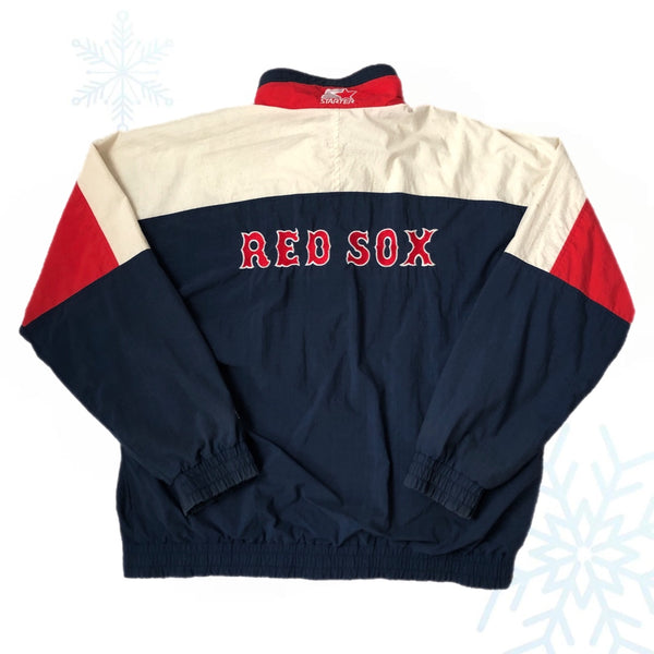 Vintage MLB Boston Red Sox Starter Windbreaker Jacket (XL)