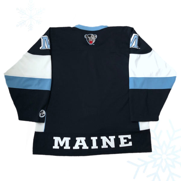 NCAA Maine Black Bears Zephyr Hockey Jersey Size 44