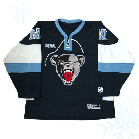 NCAA Maine Black Bears Zephyr Hockey Jersey Size 44